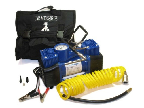 Компрессор поршневой АС-620ма 12В в сумке, двухпоршневой усиленный (МАЯКАВТО)