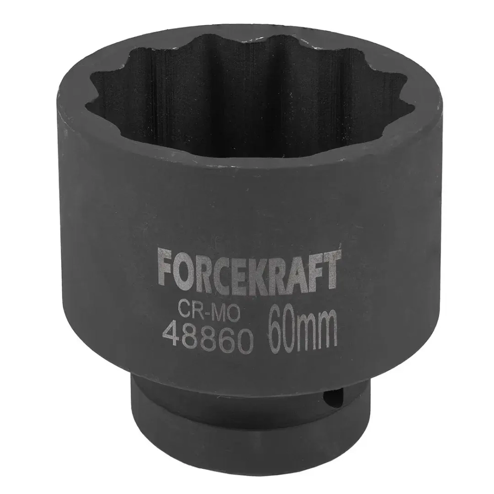 Головка ударная 1'', 60мм (12гр.) FORCEKRAFT FK-48860