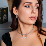 Серьги Fiore Luna Crystal A2110SW-E04.1 BW/S