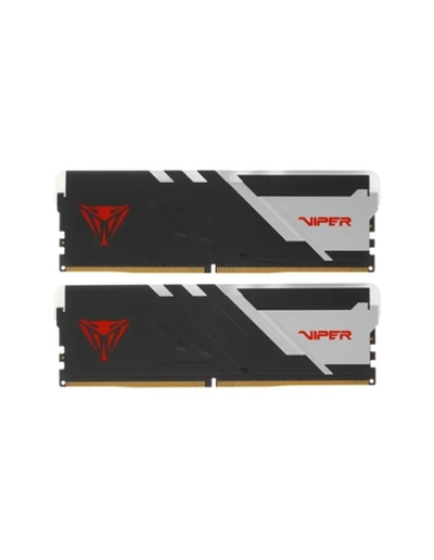 Оперативная память Память DDR5 2x32Gb 5200MHz Patriot PVVR564G520C40K Viper Venom RGB RTL Gaming PC5-41600 CL40 DIMM 288-pin 1.35В с радиатором Ret