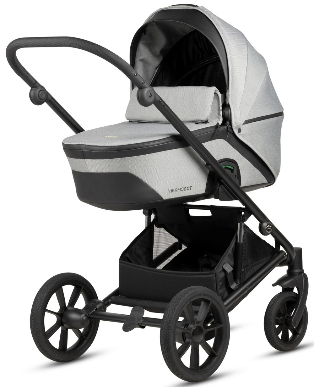 Детская коляска Noordi Aqua V2 3 в 1 с автокреслом Terra Black 1482602 Light Grey