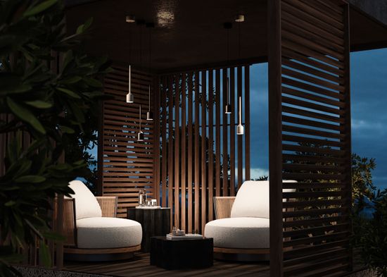 Уличный подвесной светильник Outdoor O491PL-L8B3K