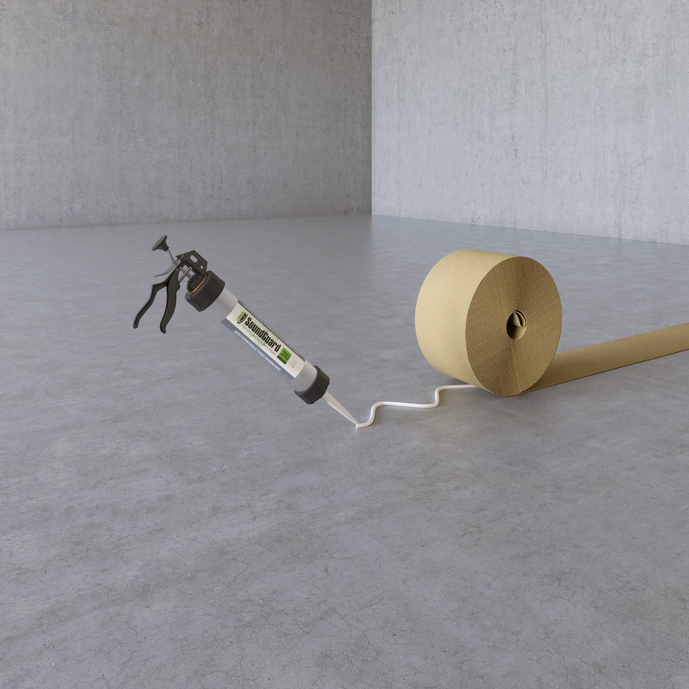 Лента виброизоляционная Soundguard Vibro Tape 100 215025 20000х100х3,5 мм