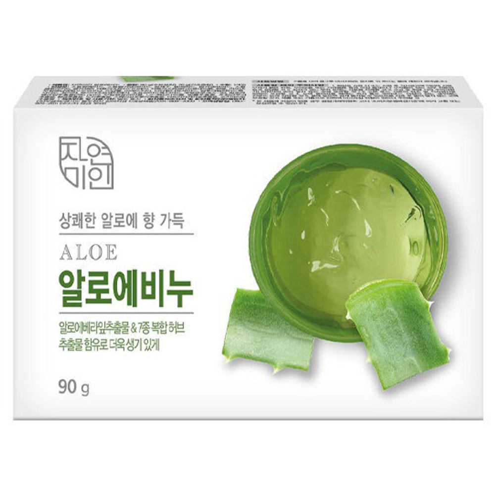 Мыло Mukunghwa Fresh Aloe, для всех типов кожи, с экстрактом алоэ, 100г