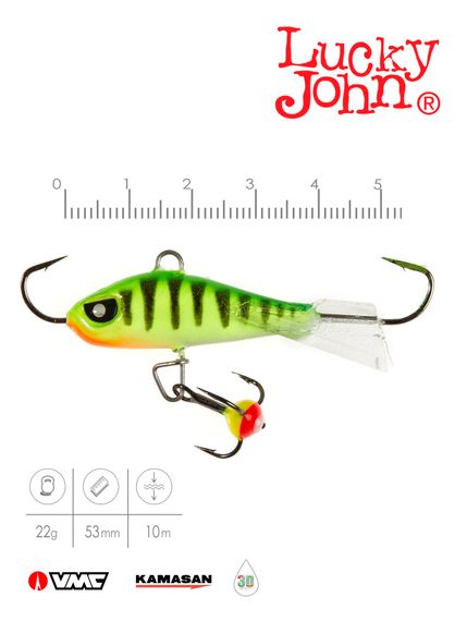 Балансир Lucky John BALTIC 5 с тр. 50мм/24 блистер