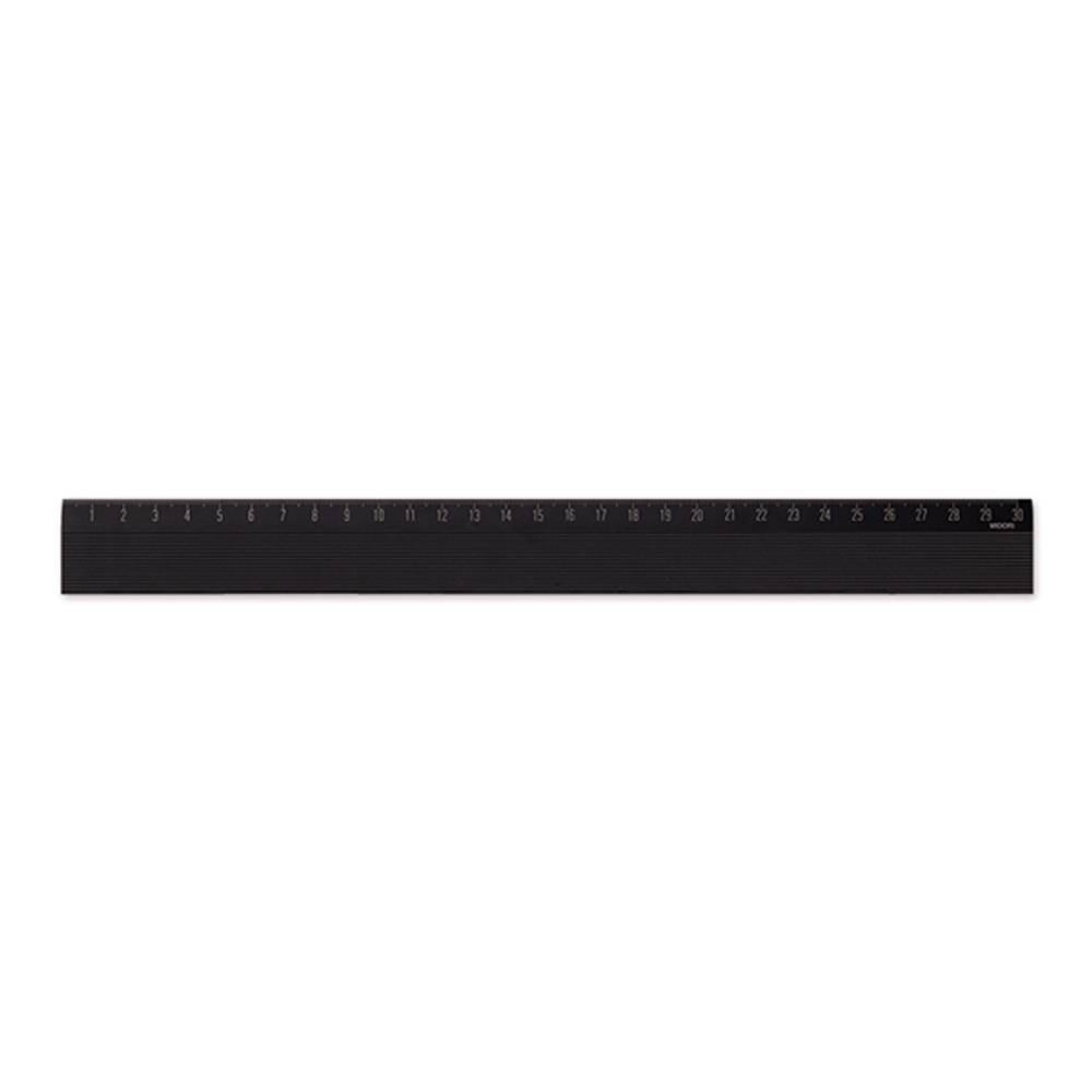 Линейка 30 см Midori Non-Slip Aluminium Ruler BK