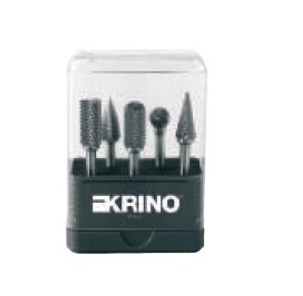 Набор шарошек по металлу 10мм 5пр Krino 26030206