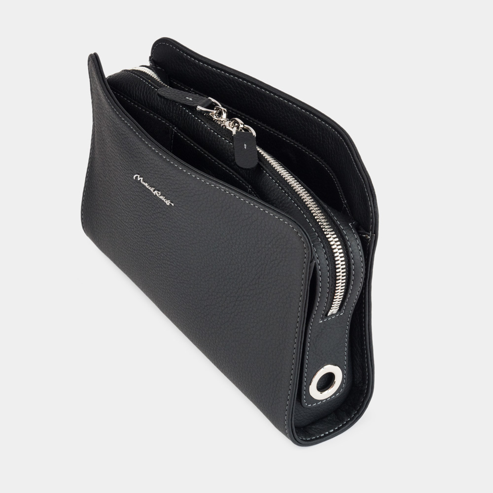 Сумка Emilie из кожи теленка, черного цвета