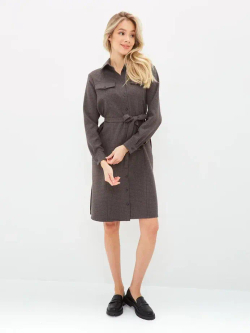 Платье офисное "Мира" для беременных и кормящих мам