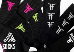Носки Fallen STATIC SOCK - BLACK / WHITE