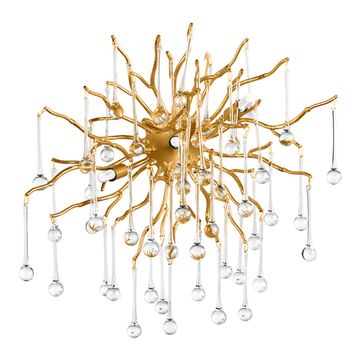 Бра 3*G9 10377W золото Drops LOFT IT