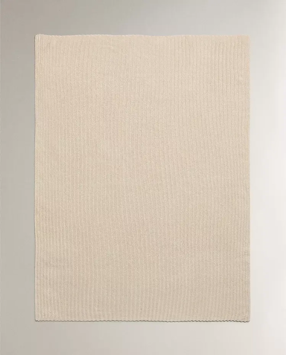 ZARA HOME ДЕТСКИЙ ТРИКОТАЖНЫЙ ПЛЕД, ЭКРЮ