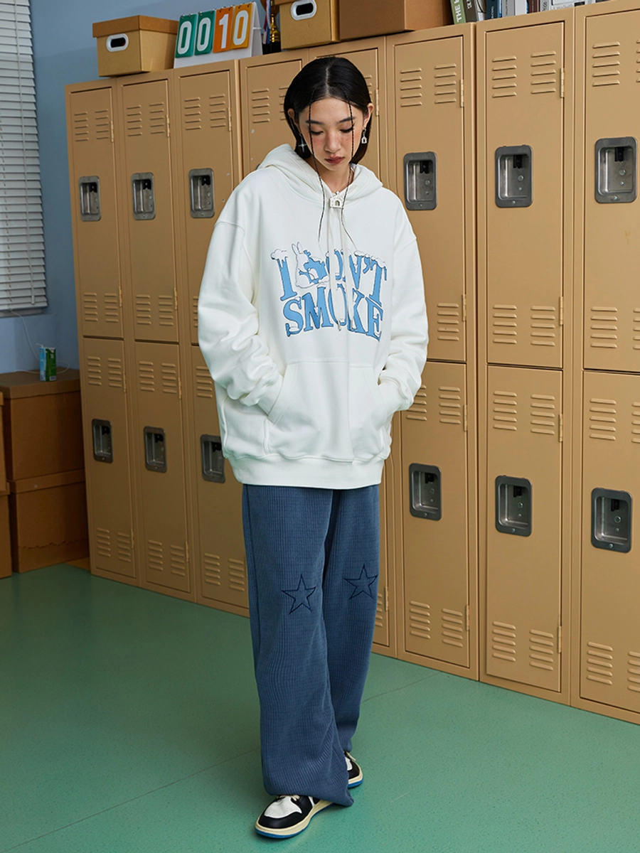 Худи DONSMOKE "Snowy Logo" Oversized Hoodie