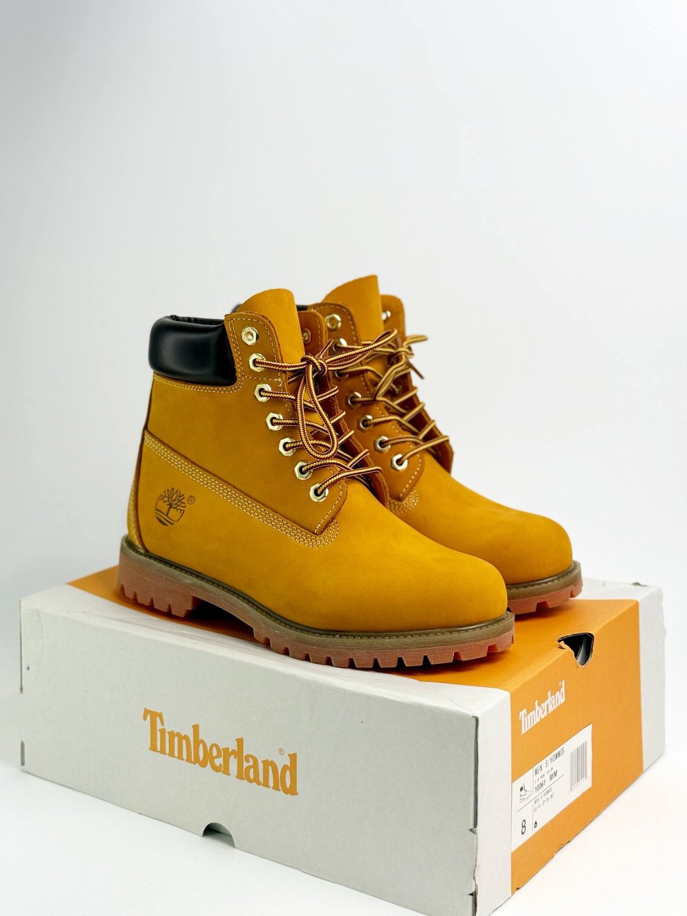 Ботинки Timberland #N584 (оранж.)