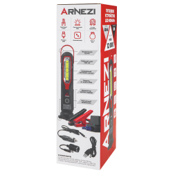Пусковое устройство c LED фонарем, бустер 500А (12000mAh) ARNEZI A1502050