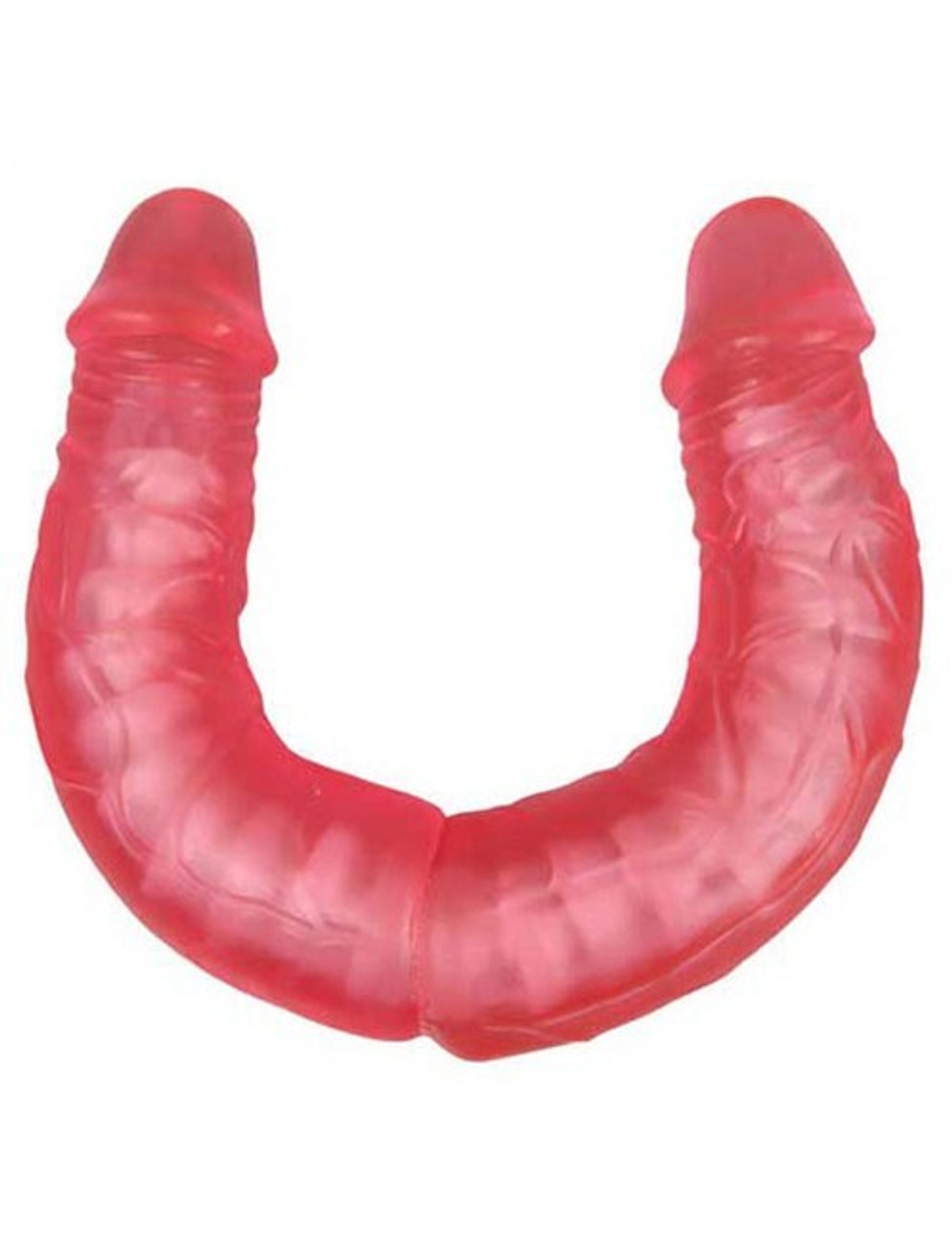 Двухголовый фаллоимитатор с гибким хребтом Double Dreams (Цвет: розовый)