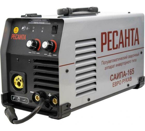 АППАРАТ СВАРОЧНЫЙ ПОЛУАВТОМАТ РЕСАНТА САИПА-165 ЕВРО РУКАВ (MIG/MAG) 65/95