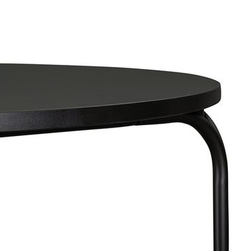 Стол обеденный ror, D90 см, черный