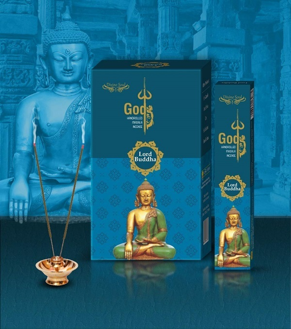 Misbah Fragrance God Lord Buddha Благовоние-масала Лорд Будда, 15 шт
