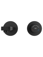 Смеситель для раковины встраиваемый WONZON & WOGHAND, Черный матовый (WW-105-MB)