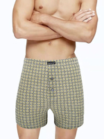 Мужские трусы-боксеры с рисунком в виде сот (Размер: XL)