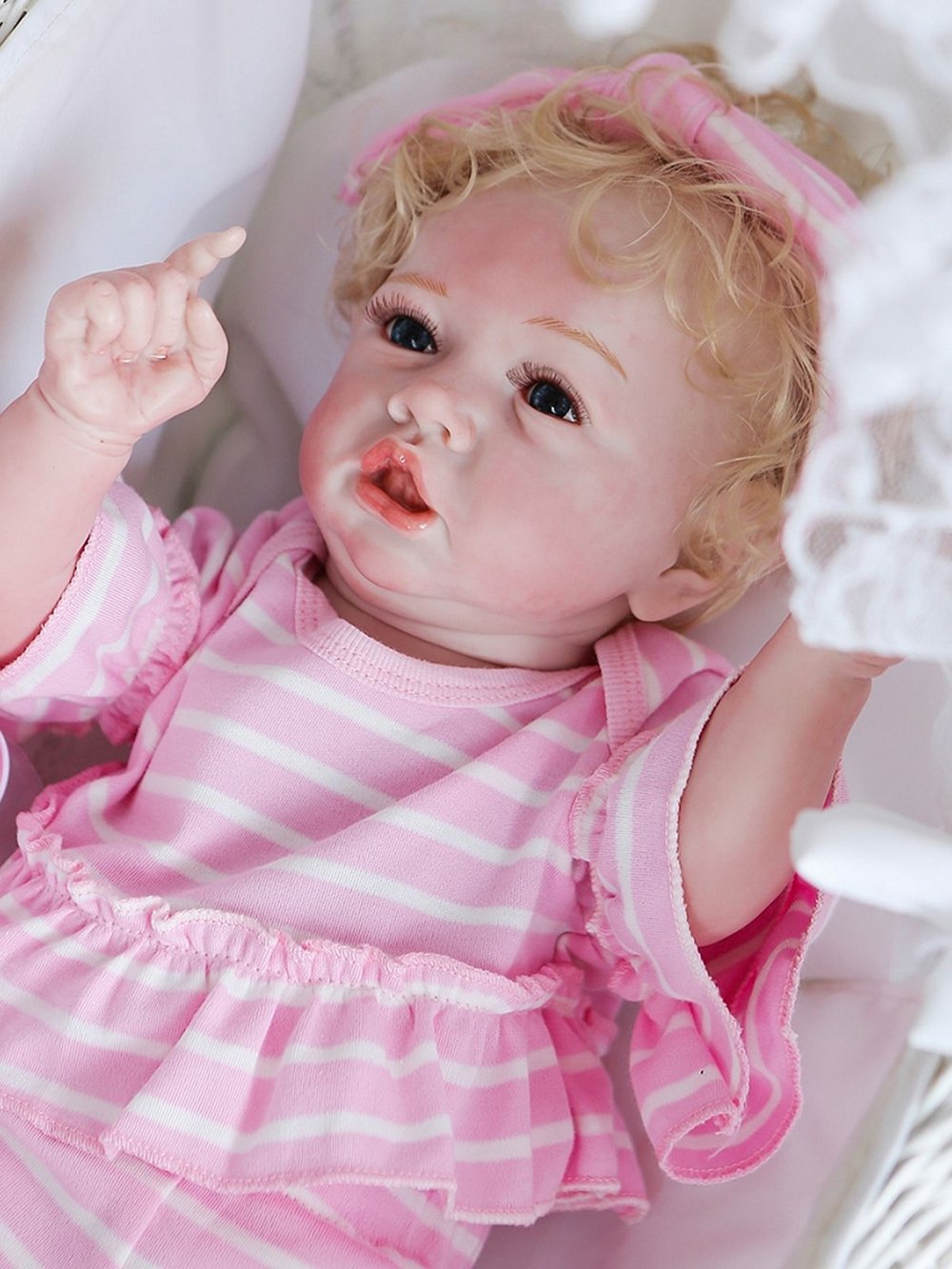 Кукла Реборн виниловая 55см в пакете (FA-328)