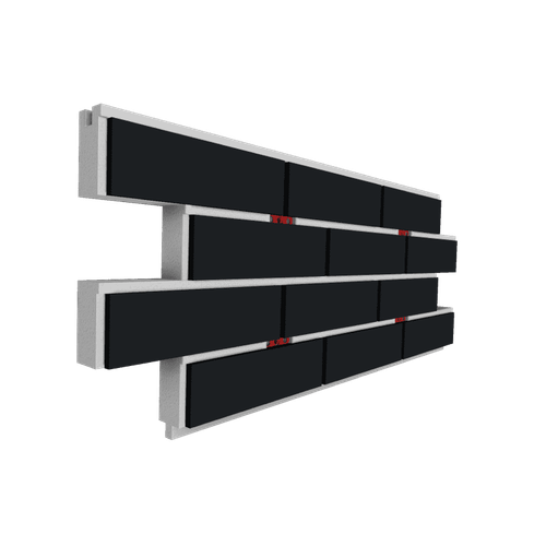 Клинкерная Термопанель 0,33 М2 Союз Black