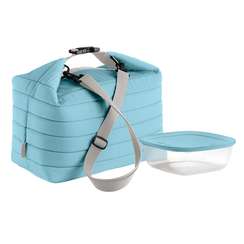 Набор из термосумки и контейнера handy, 3 л, голубой