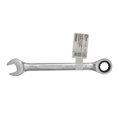 Ключ комбинированный трещоточный 16мм FORCEKRAFT FK-75716
