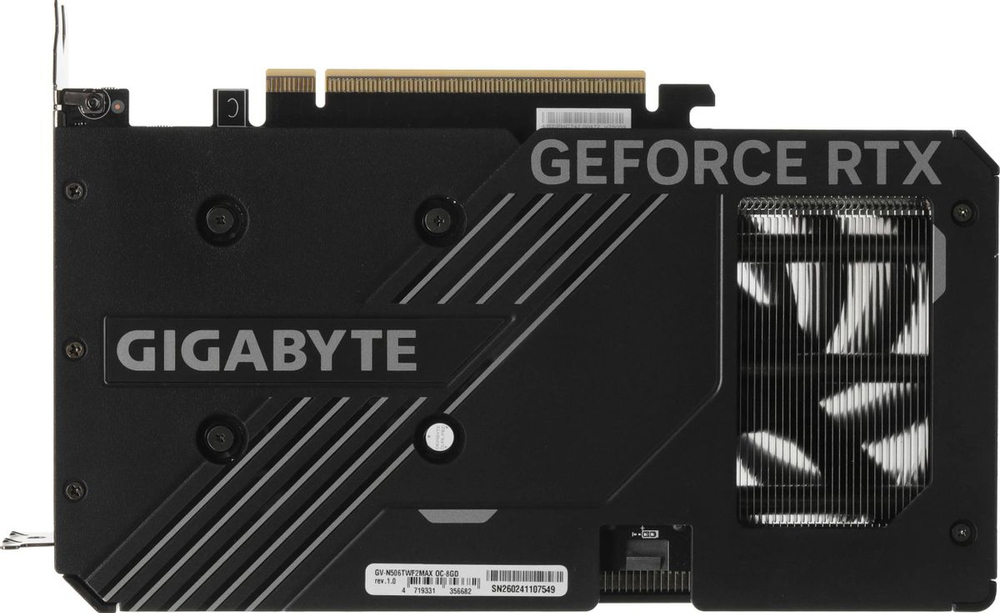 Видеокарта Gigabyte NVIDIA  GeForce RTX 5060TI GV-N506TWF2MAX OC-8GD 1.0 8ГБ Windforce Max, GDDR7, OC,  Ret