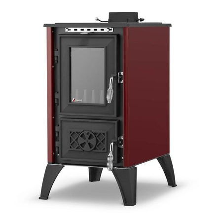 Дровяная кухонная печь Simge Soba 806 IGLO Red