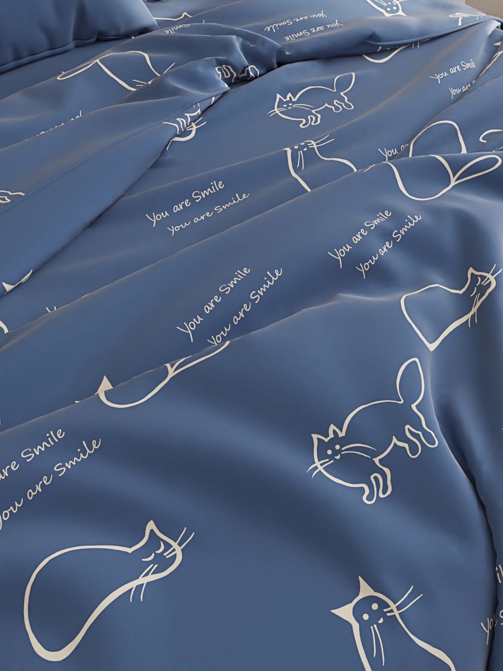 Комплект наволочек 2шт Сказка "Котики" 50х70 см