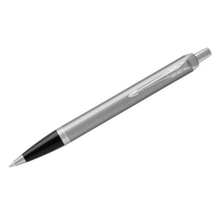 Ручка шариковая Parker IM Essential Stainless Steel CT синяя, 1.0мм, кнопка, подар.уп.
