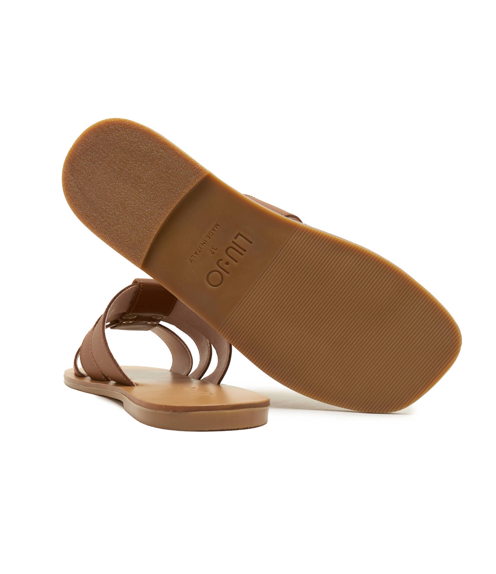 Шлепанцы кожаные saba 08 Liu Jo - коричневый(SA4119 P0102)