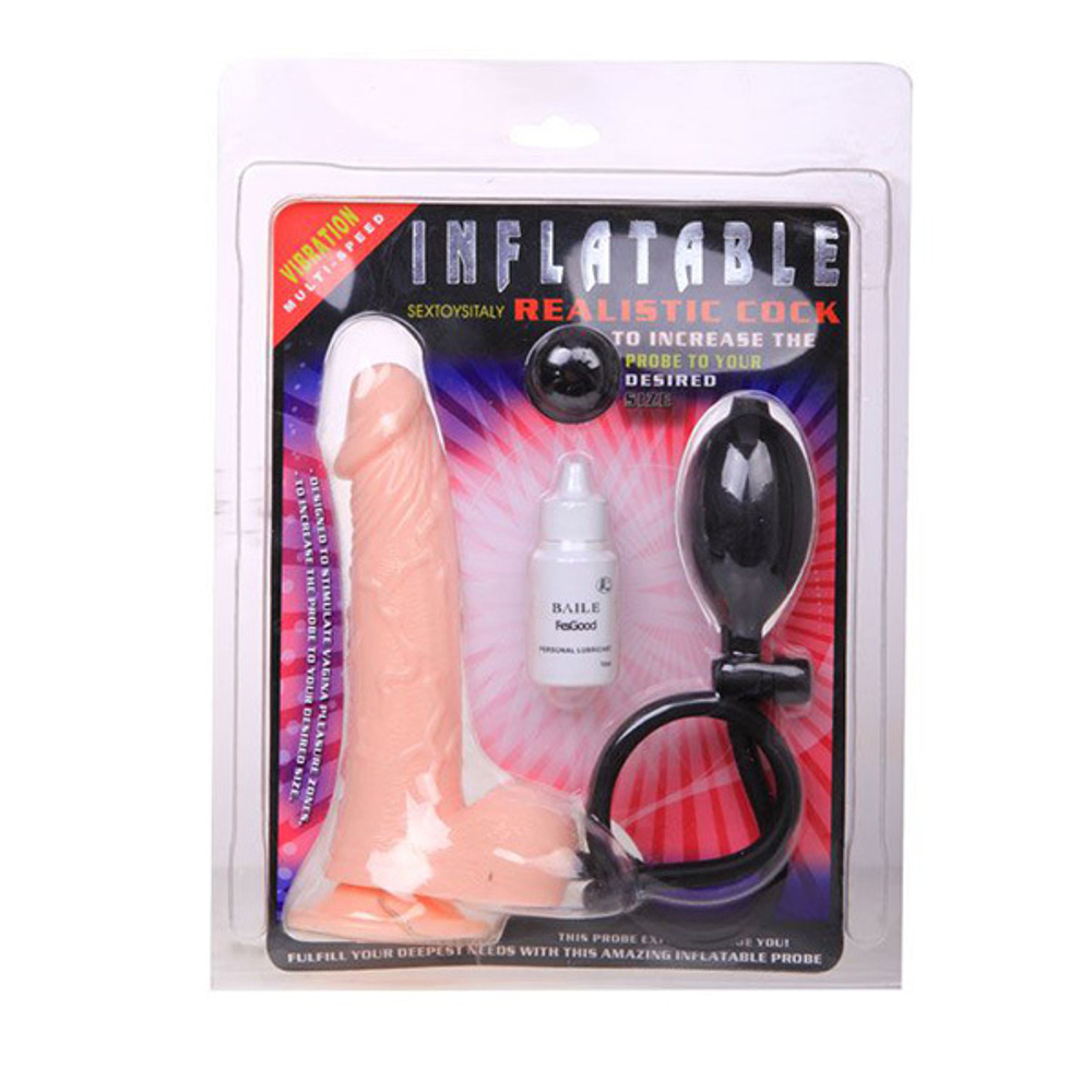 Расширяющийся вибратор 19,3см Baile BW-008067AQ