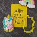 Единорог №23 с сердцем