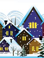 Ограждение из ЛИТОГО монолитного поликарбоната - для большой елки