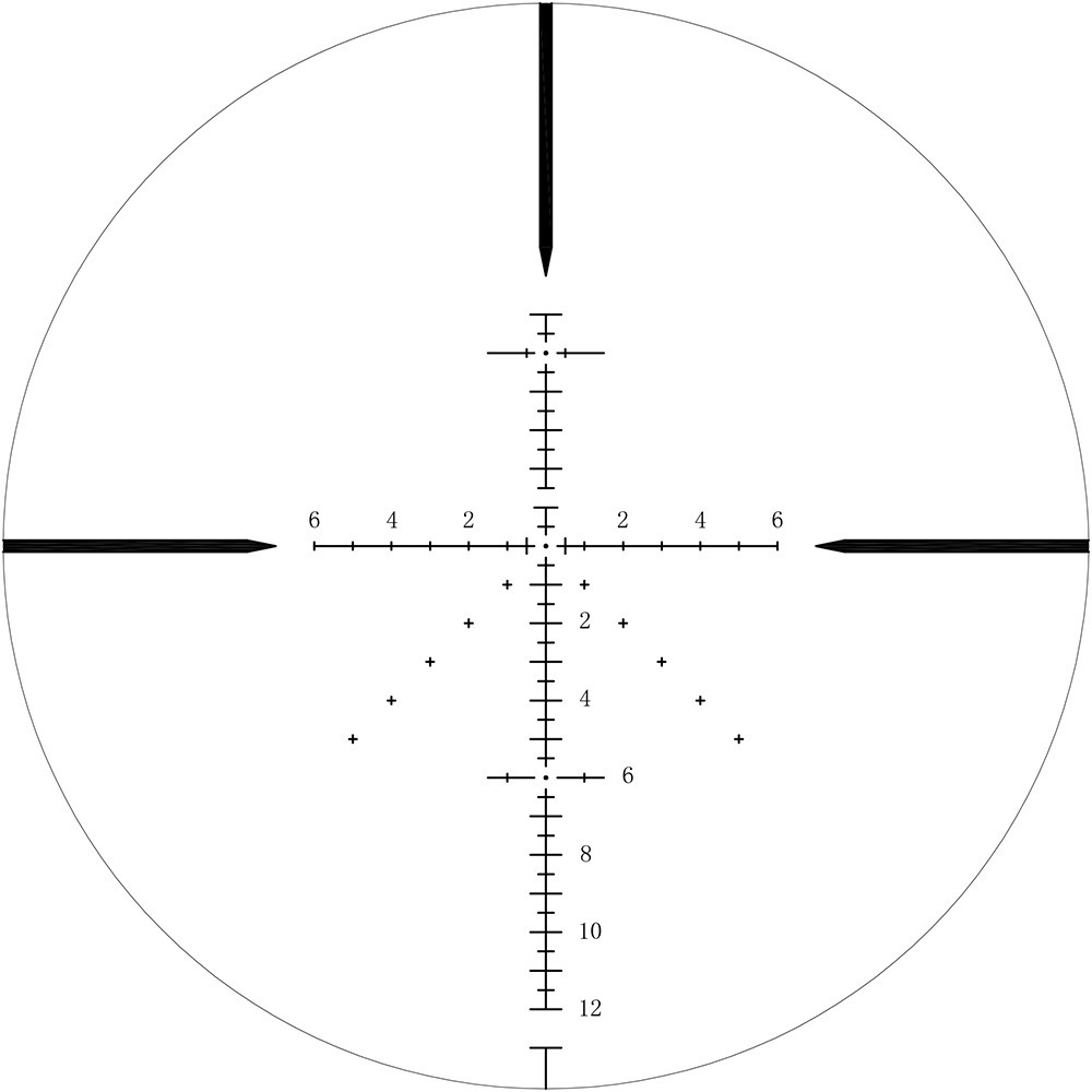 Оптический прицел KECK Optics BREEZE 3-12x44FFPIR Tube 30мм