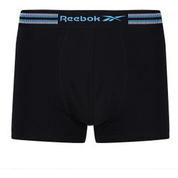 Мужские спортивные боксеры Reebok Mens Trunk FARRELL 3P - black aqua/vector red/court blue