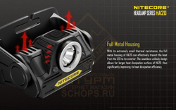 Фонарь налобный Nitecore HA20