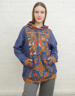 Худи "Бестиарий с леопардом"