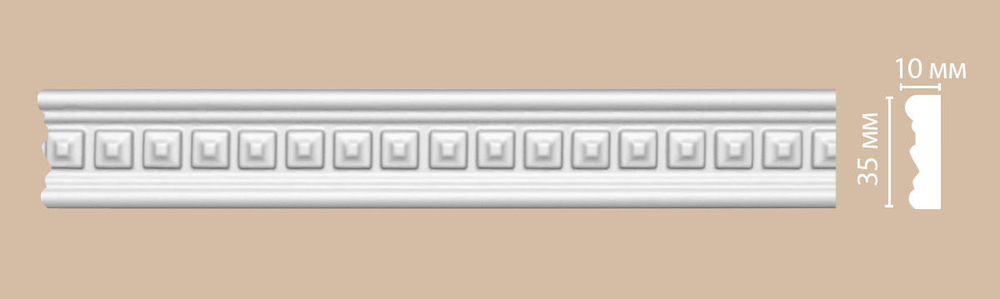 Молдинг с рисунком DECOMASTER DT-9080F гибкий (10*35*2400мм)