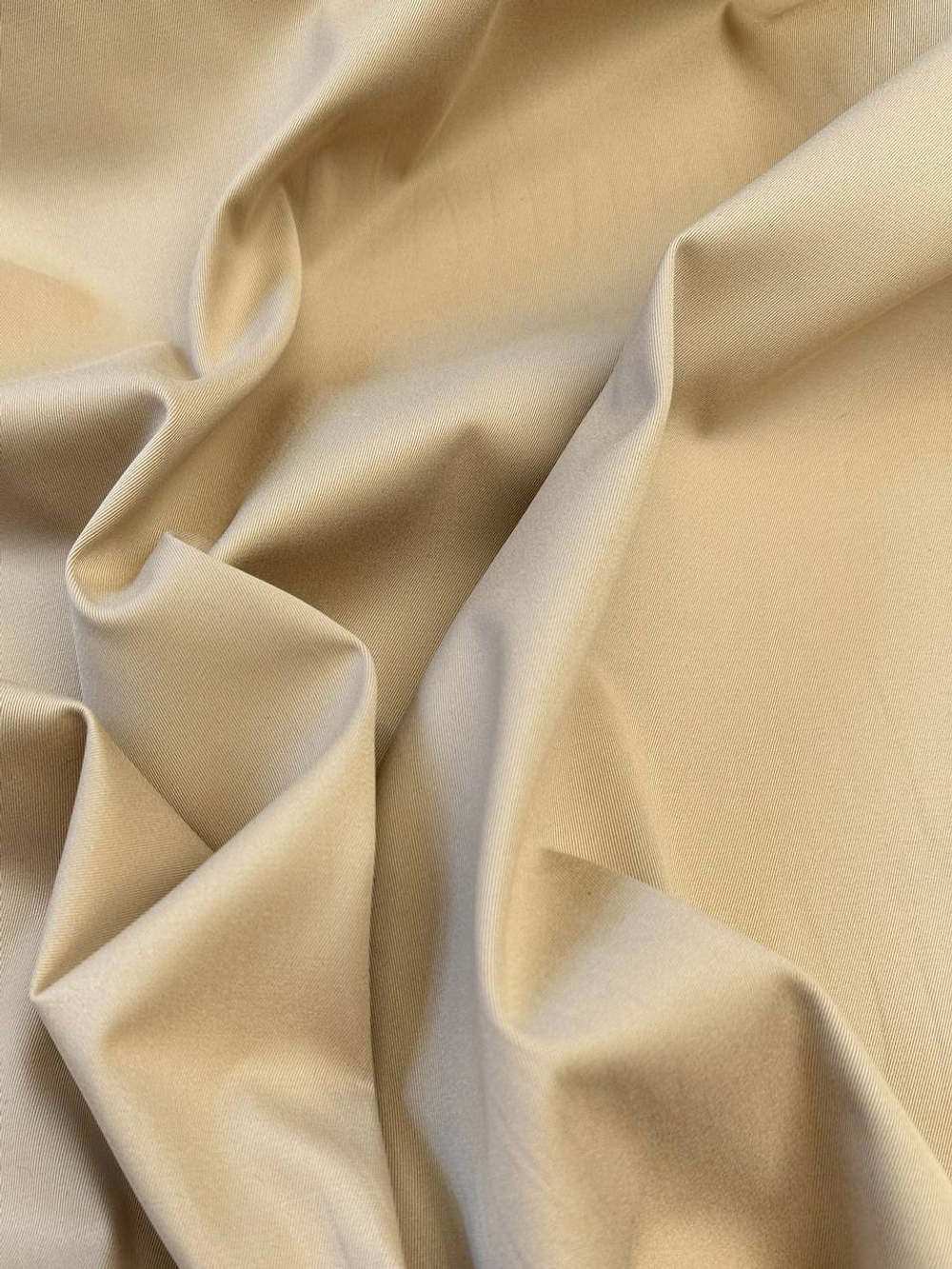 Хлопок с эластаном кэмел