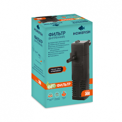 HOMEFISH фильтр для аквариума 300 3 Вт, 200 л/ч, 40 л