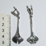 "Гинко Дл." серьги из коллекции "Ботаника"