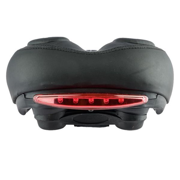 Седло гелевое KMS для горного велосипеда с задним стопом