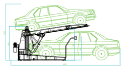 TPTP-2 Парковочный электрогидравлический подъемник