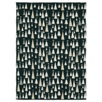 Плед из хлопка с новогодним рисунком whitewood из коллекции new year essential, 130x180 см