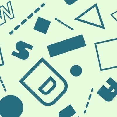 Абстракция с буквами