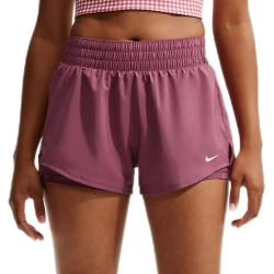 Женские теннисные шорты Nike Dri-Fit One 2-in-1 - pink smoke/white